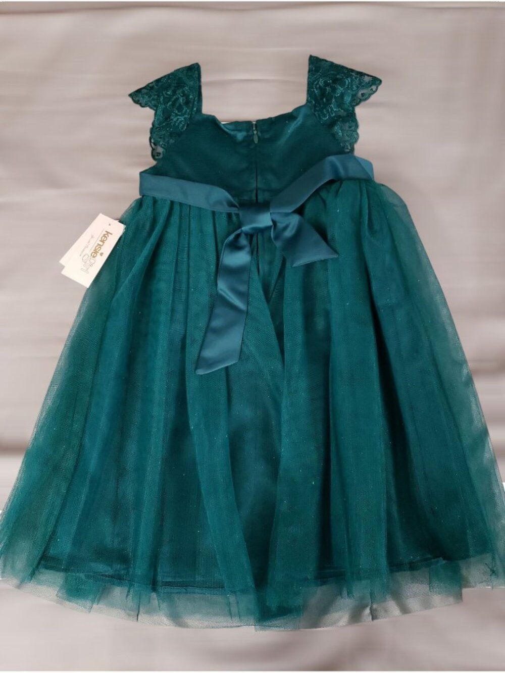 NWT Kensie Girl Teal Green Midi Dress - Size 4 - Picture 2 of 8